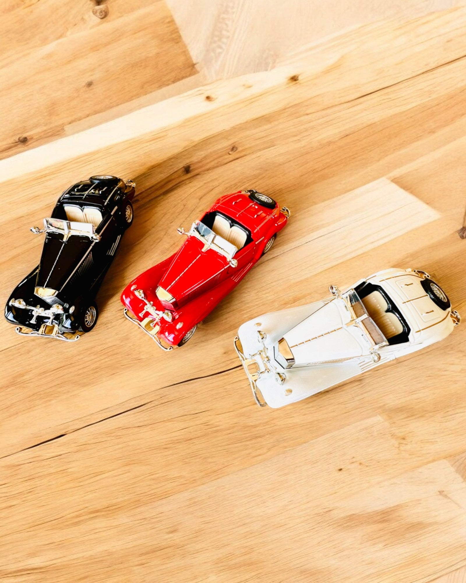 Modelo en miniatura de coches clásicos retro - posibilidad de personalización para regalo con grabado, 3 variantes para elegir