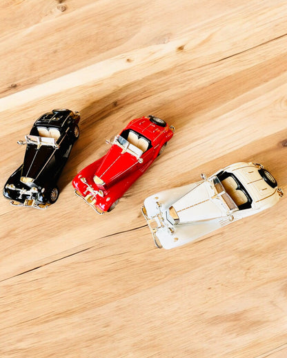 Modelo en miniatura de coches clásicos retro - posibilidad de personalización para regalo con grabado, 3 variantes para elegir