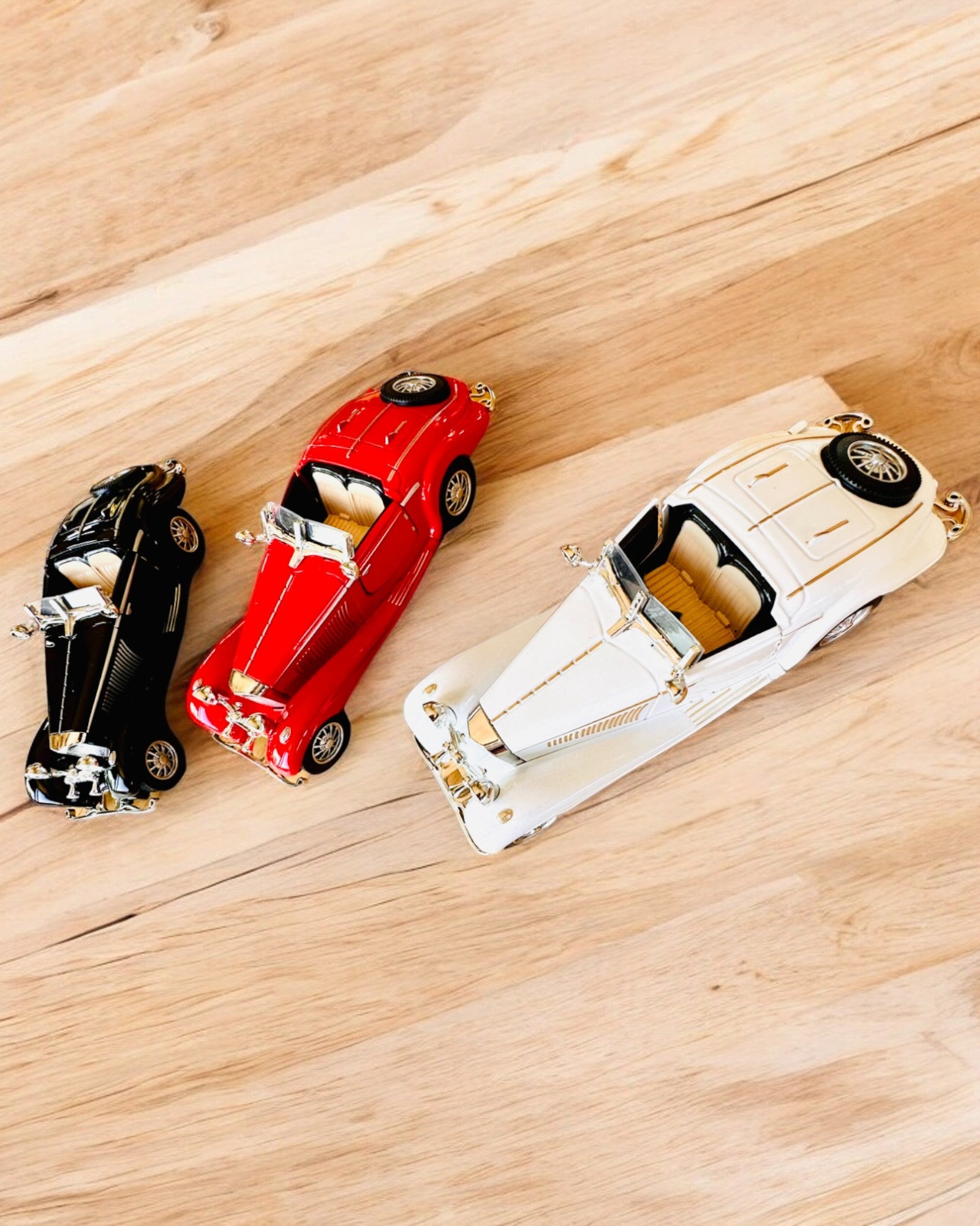 Modelo en miniatura de coches clásicos retro - posibilidad de personalización para regalo con grabado, 3 variantes para elegir