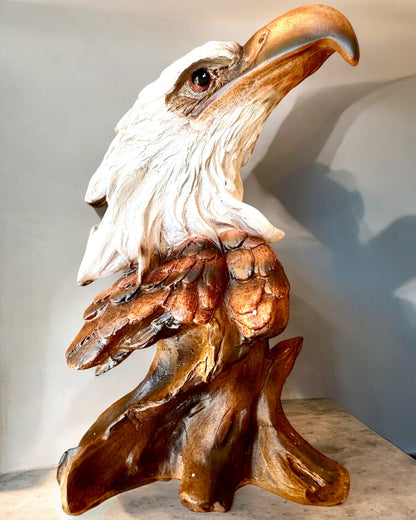 "Águila de la Libertad" - Escultura de Resina con Posibilidad de Grabado para Regalo 26.5 cm de altura