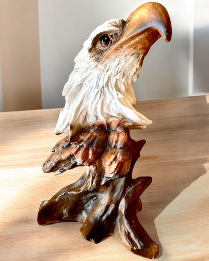 "Águila de la Libertad" - Escultura de Resina con Posibilidad de Grabado para Regalo 26.5 cm de altura