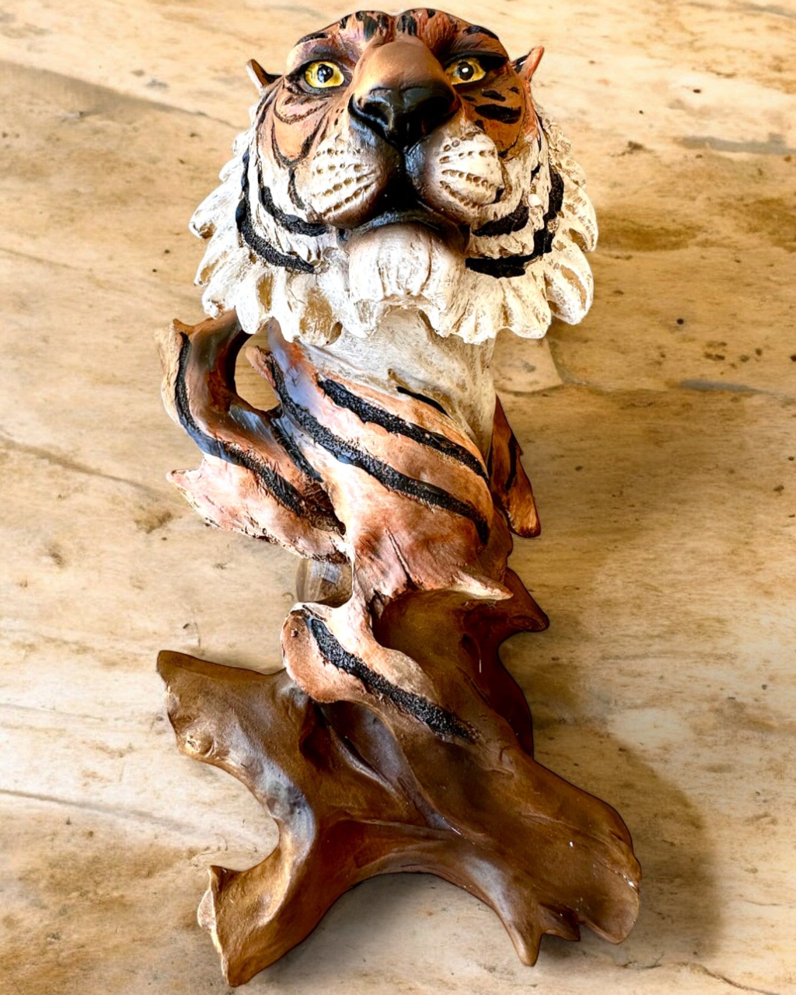 Estatuilla "Tigre Rey de la Jungla" con Opción de Grabado, figura de 29 cm de altura, decoración para regalo