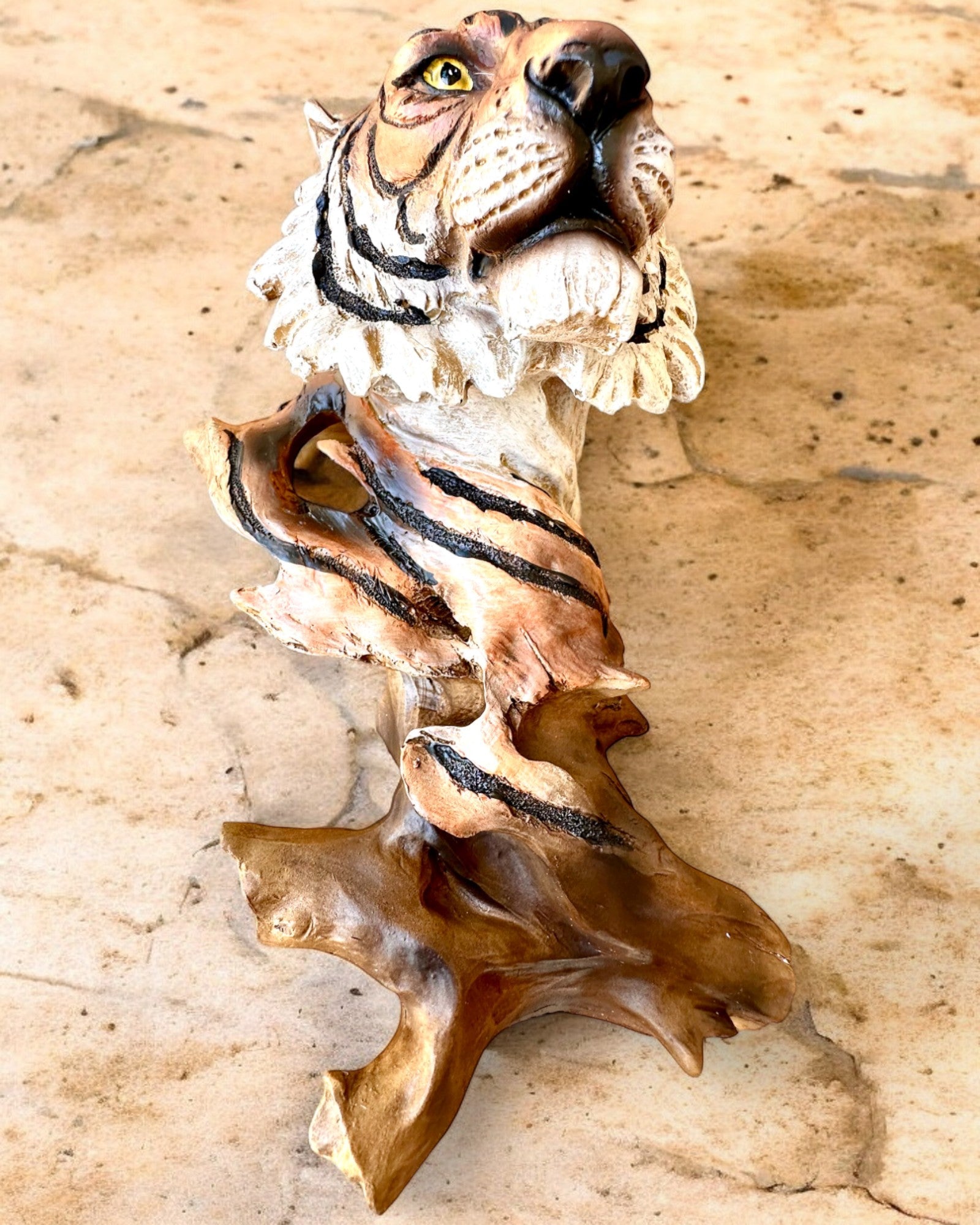 Estatuilla "Tigre Rey de la Jungla" con Opción de Grabado, figura de 29 cm de altura, decoración para regalo