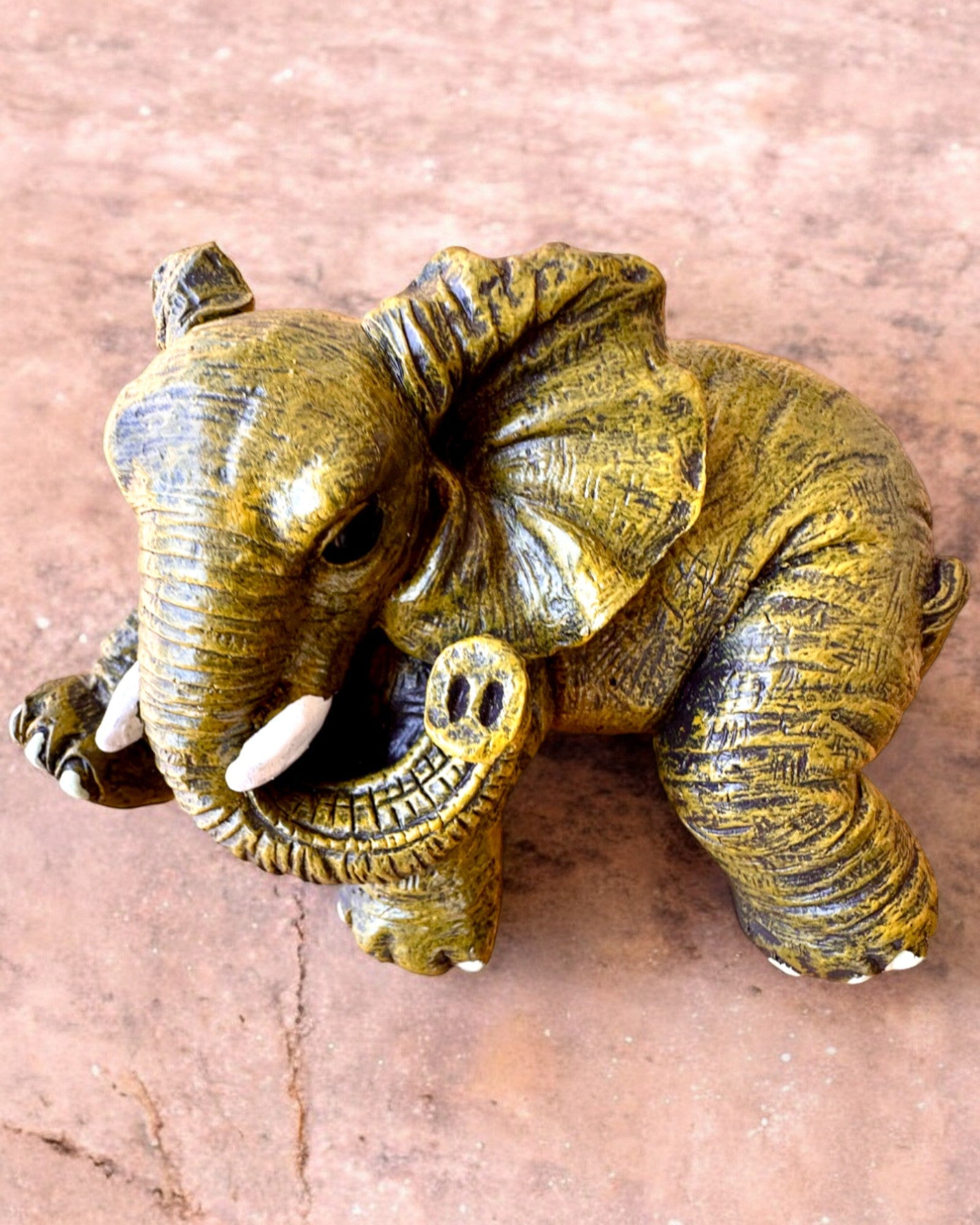 Figura de elefante "Pequeño Afortunado" con posibilidad de grabado para regalo