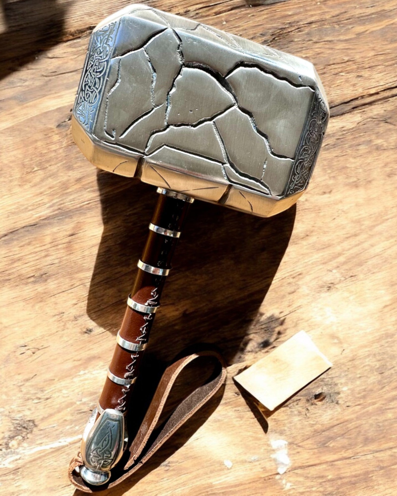 Martillo de Thor "Chief" - Martillo artesanal hecho a mano, personalización con grabado para regalo