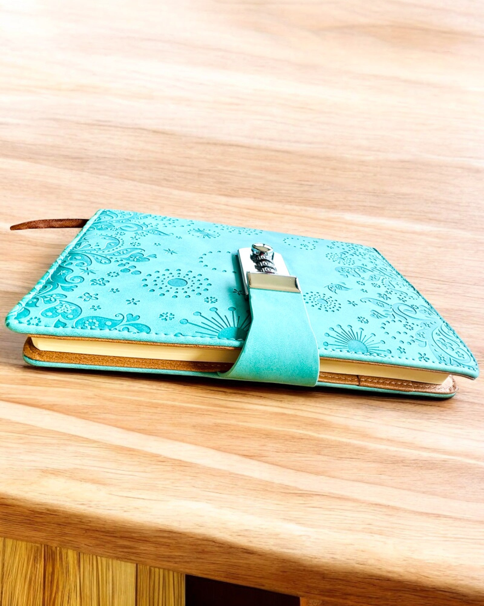 Cuaderno Exclusivo, piel PU, A5 con Cerradura de Seguridad - "Diario Secreto", personalización con grabado