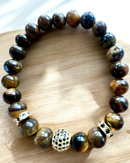 Conjunto de 2 Pulseras "Golden Eye"