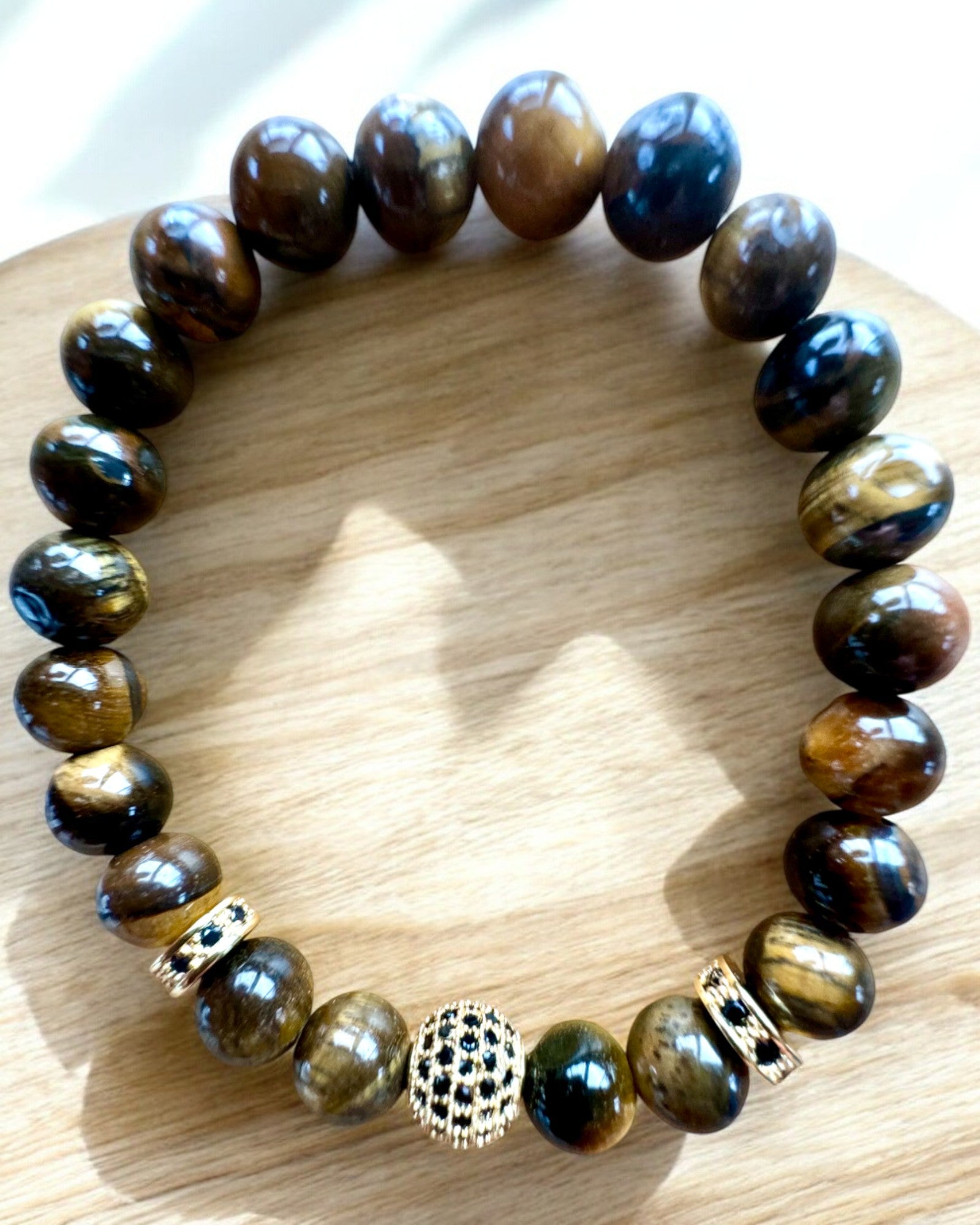 Conjunto de 2 Pulseras "Golden Eye"