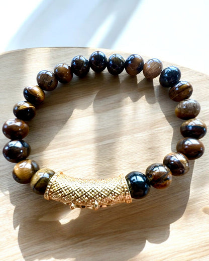 Conjunto de 2 Pulseras "Golden Eye"