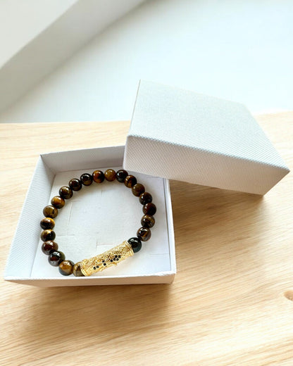 Conjunto de 2 Pulseras "Golden Eye"