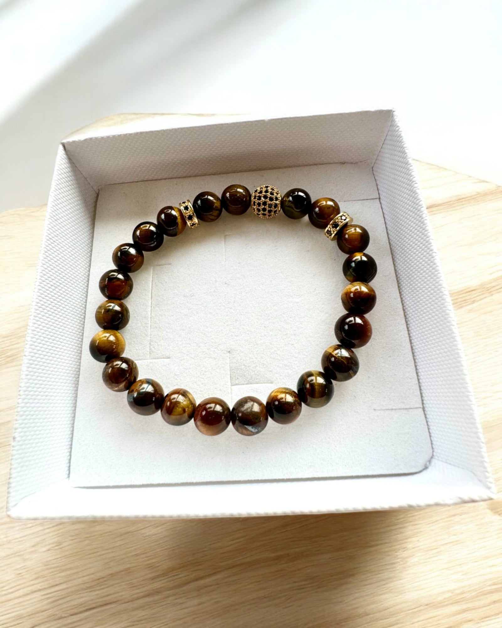 Conjunto de 2 Pulseras "Golden Eye"