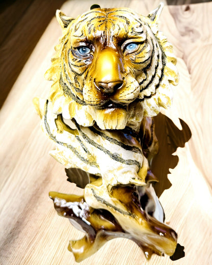 Estatuilla "Tigre Rey de la Jungla" con Opción de Grabado, figura de 29 cm de altura, decoración para regalo