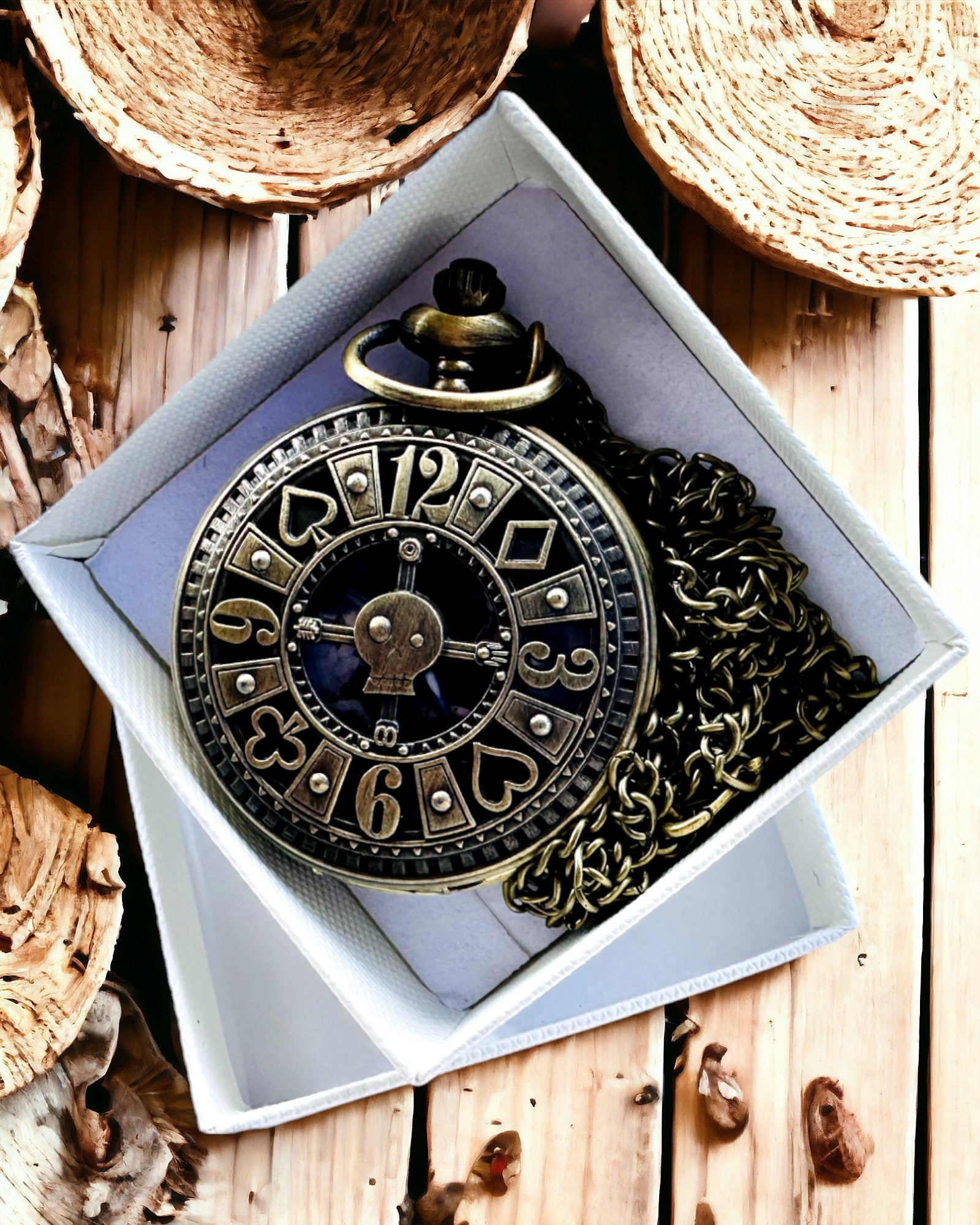 Reloj de bolsillo "Heritage Timekeeper" Regalo personalizado con grabado