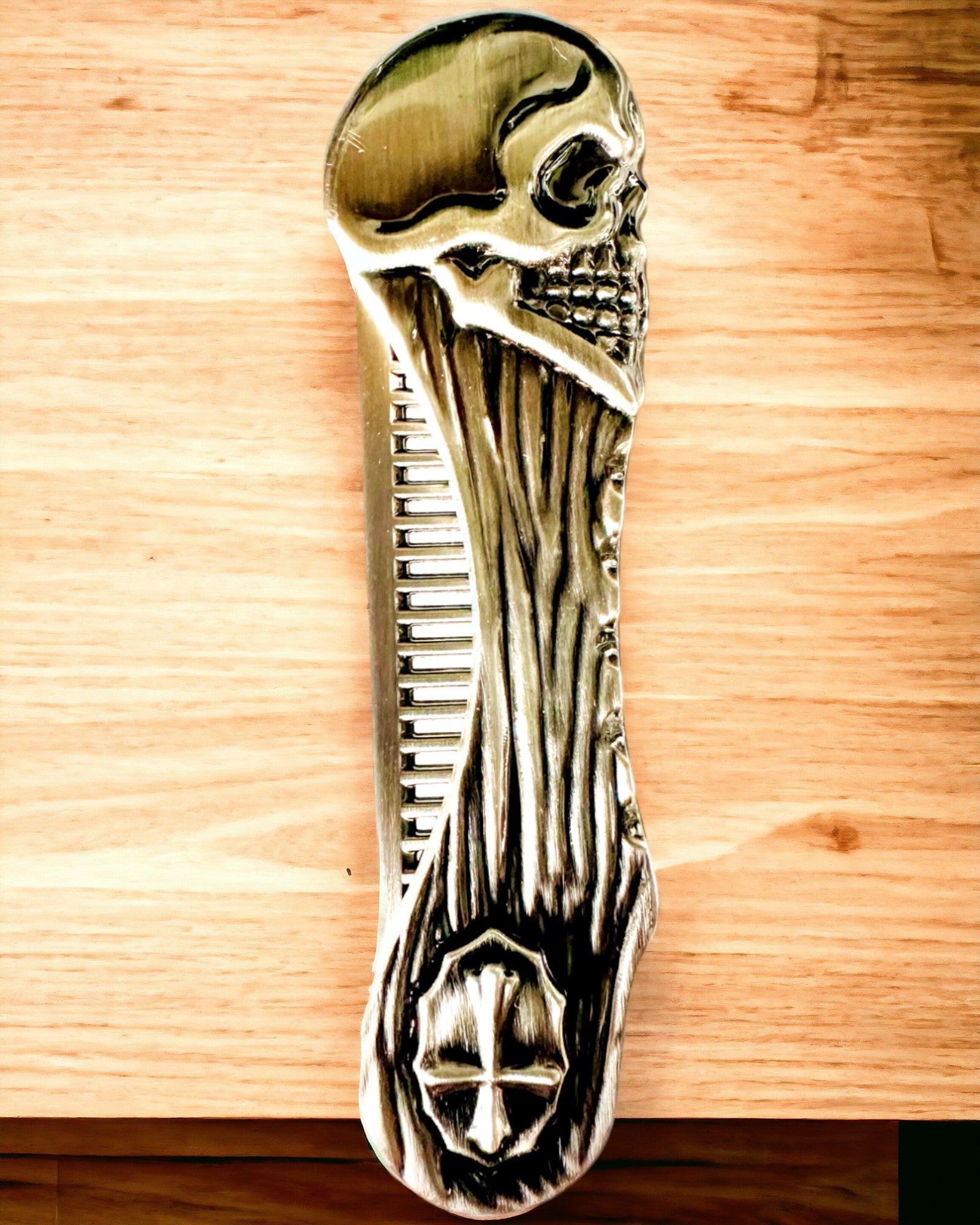 Mystic Skull Comb - peine premium, posibilidad de personalización con grabado