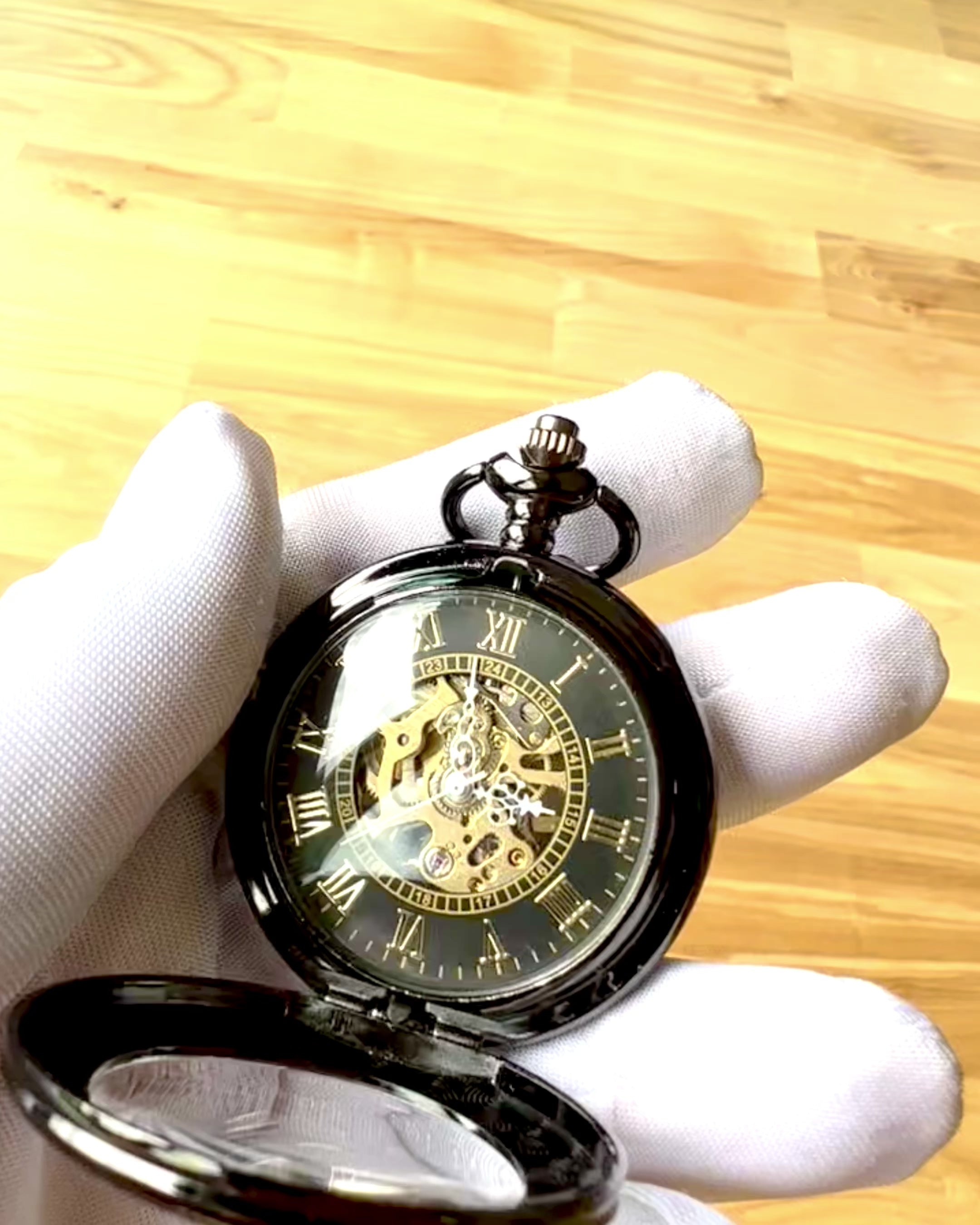 Reloj de Bolsillo "Cronómetro Elegante" con Opción de Grabado