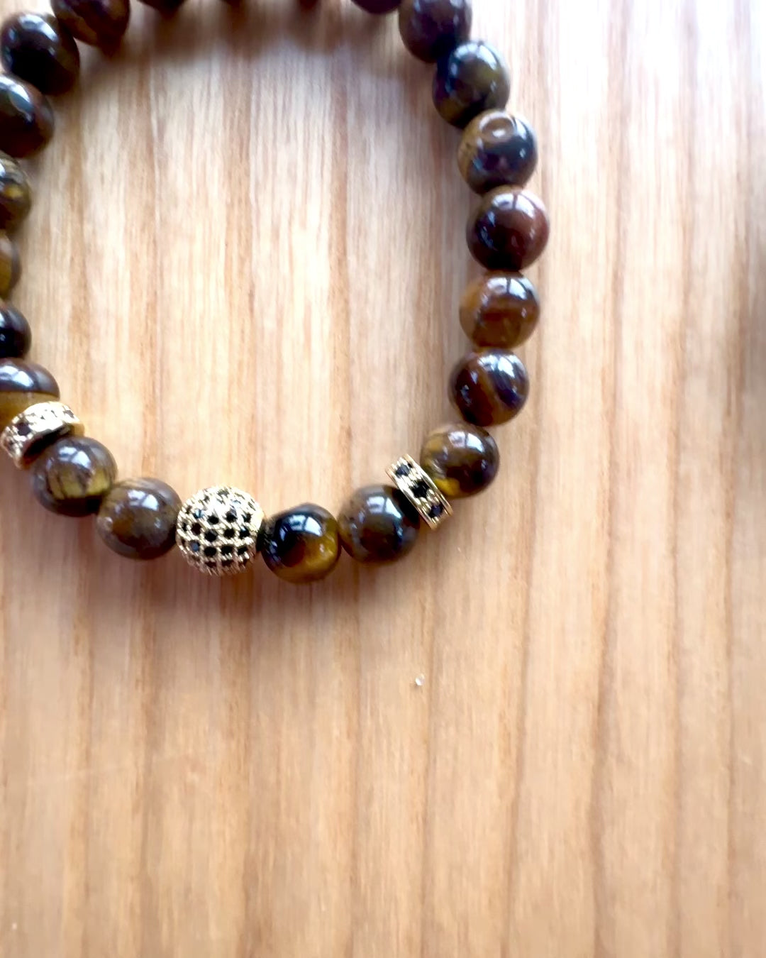 Conjunto de 2 Pulseras "Golden Eye"