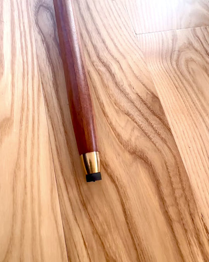 "Lazador para pasear 'Diamante en bronce' - Hecho a mano de madera, posibilidad de grabado"