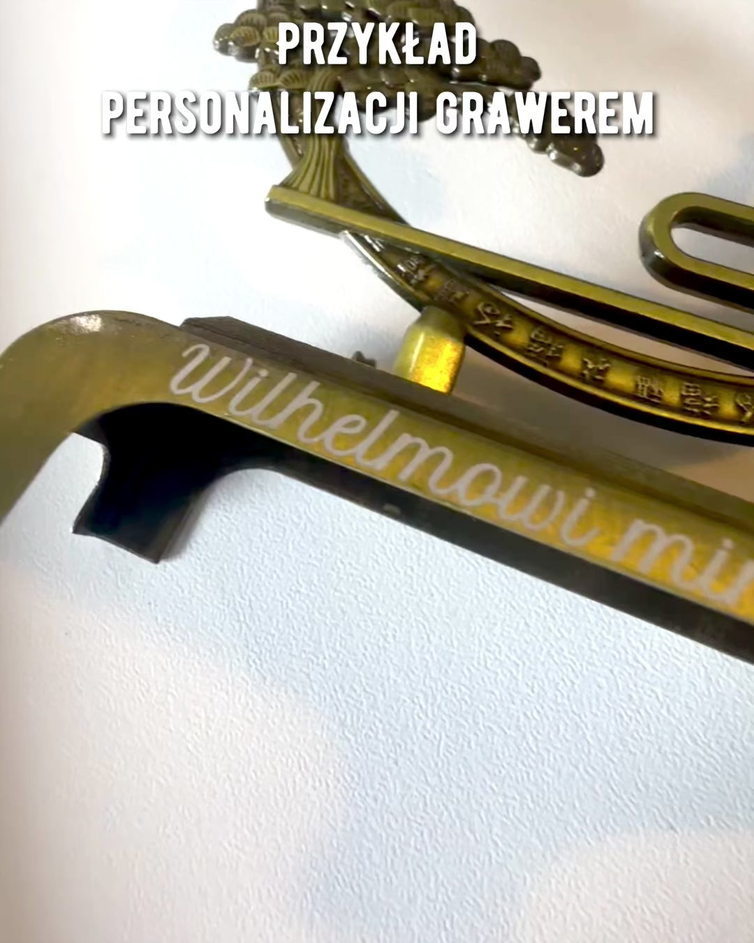 Soporte de Incienso de Metal Elegante "Gran Tranquilidad" - posibilidad de personalización con grabado