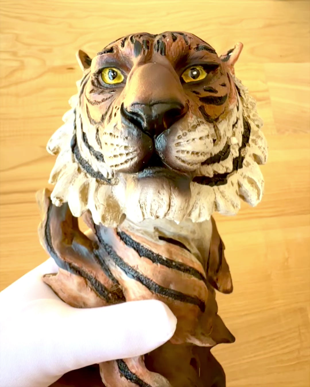 Estatuilla "Tigre Rey de la Jungla" con Opción de Grabado, figura de 29 cm de altura, decoración para regalo