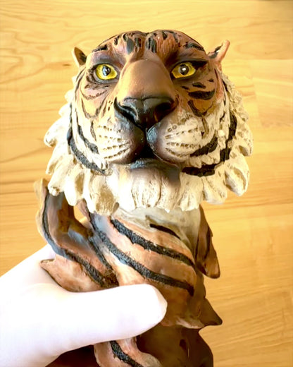 Estatuilla "Tigre Rey de la Jungla" con Opción de Grabado, figura de 29 cm de altura, decoración para regalo