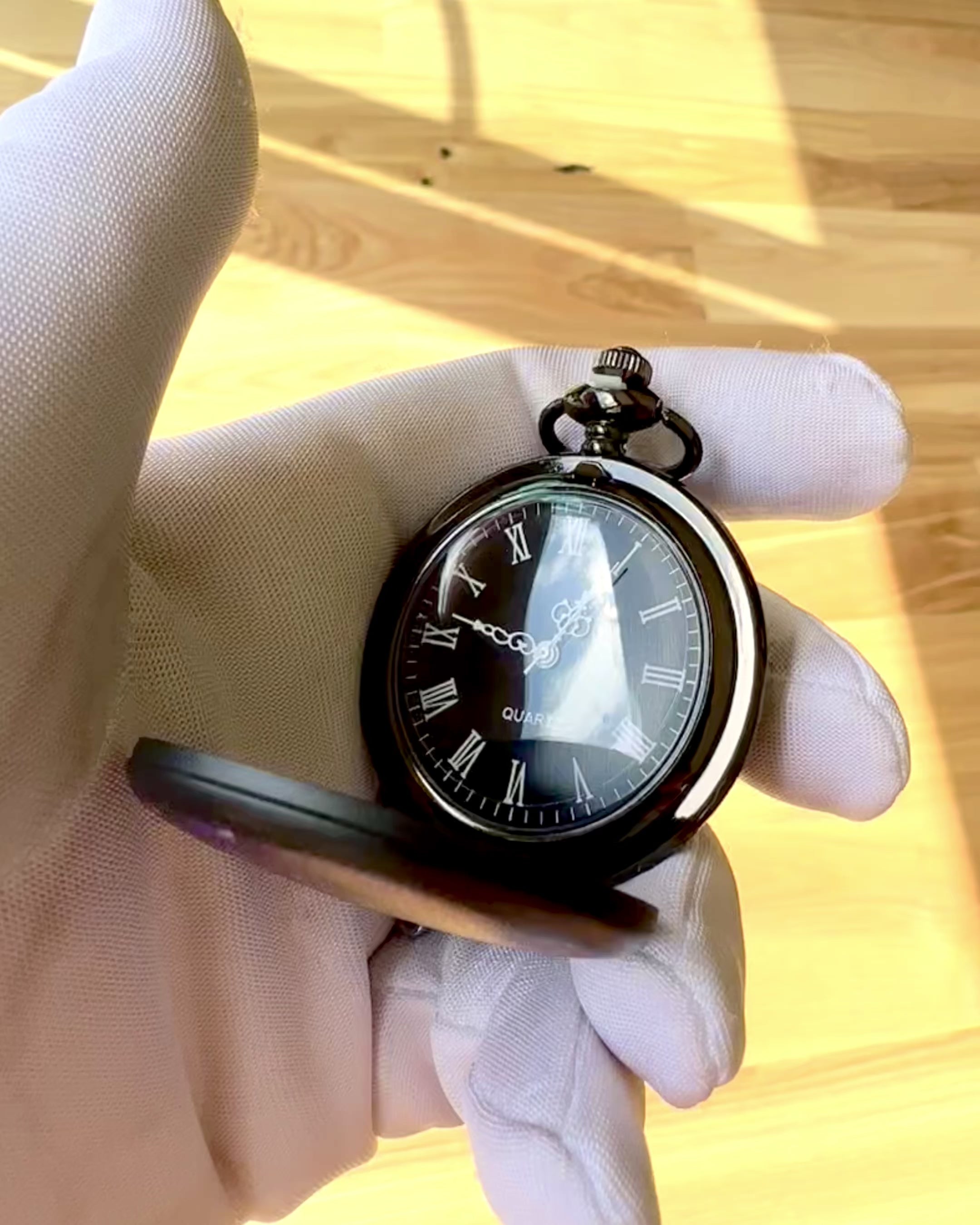 Reloj de bolsillo "Visión Galáctica" con posibilidad de grabado, regalo personalizado